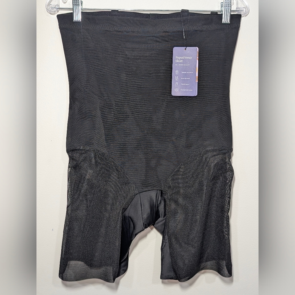 NWT Honeylove XL SuperPower Short Black Compression Shapewear Bottoms High Waist